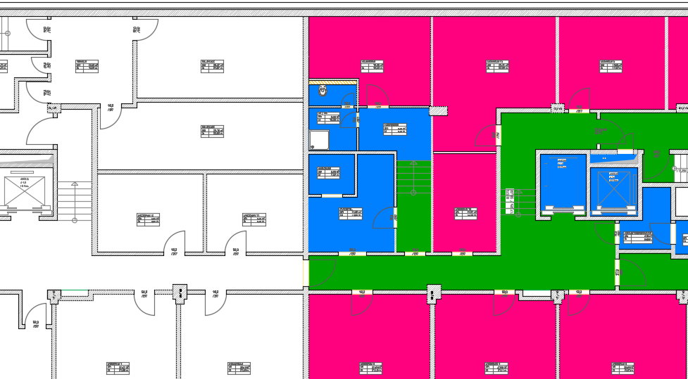 Grundriss für Gewerbeflächen